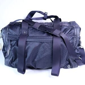 LULULEMON Urban Warrior Duffel Bag Star Pixel Naval Blue Multi Gym Yoga Travel